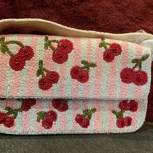 Beaded Cherry Handbag